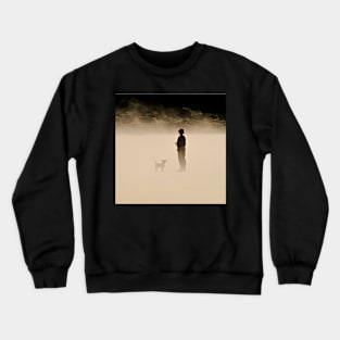 The Lady with the Dog Crewneck Sweatshirt